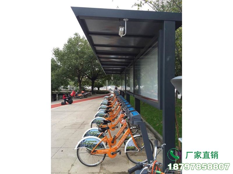 大理州城市中心智能共享单车候车棚
