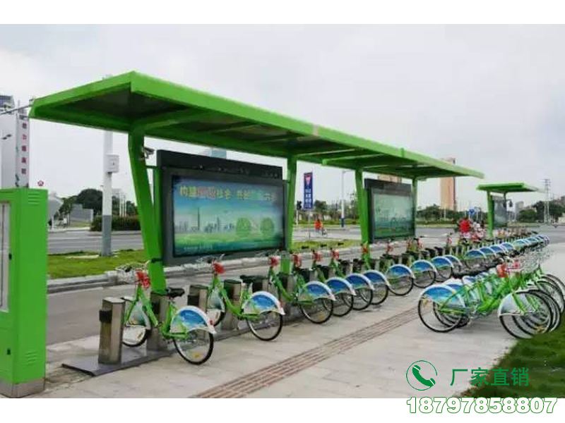 西华县公共自行车站服务亭